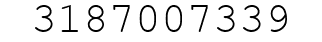 Number 3187007339.
