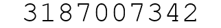 Number 3187007342.