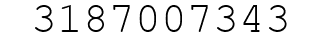 Number 3187007343.