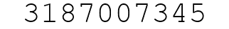 Number 3187007345.