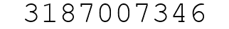 Number 3187007346.