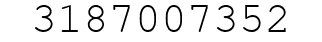 Number 3187007352.