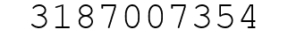 Number 3187007354.