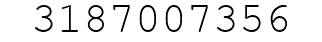 Number 3187007356.