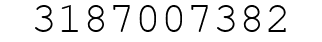 Number 3187007382.