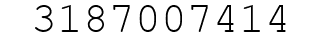 Number 3187007414.