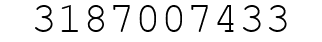Number 3187007433.