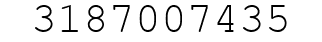 Number 3187007435.