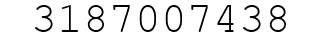 Number 3187007438.