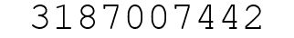 Number 3187007442.