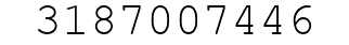 Number 3187007446.