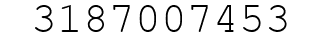 Number 3187007453.
