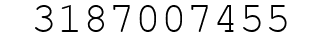 Number 3187007455.