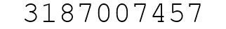Number 3187007457.