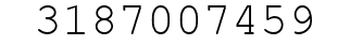 Number 3187007459.