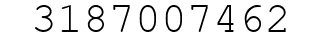 Number 3187007462.