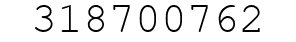 Number 318700762.