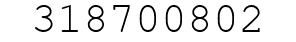 Number 318700802.