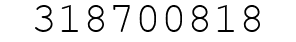 Number 318700818.