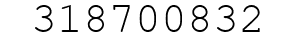Number 318700832.