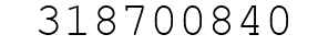 Number 318700840.