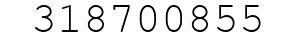 Number 318700855.
