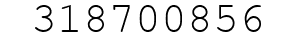 Number 318700856.