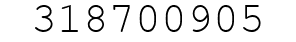 Number 318700905.
