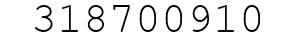 Number 318700910.