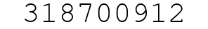 Number 318700912.