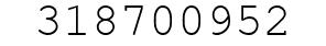 Number 318700952.
