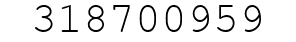 Number 318700959.