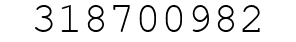 Number 318700982.