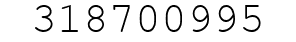 Number 318700995.