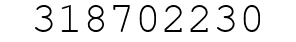 Number 318702230.