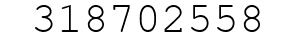 Number 318702558.