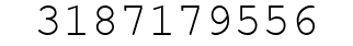 Number 3187179556.