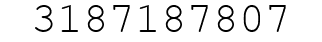 Number 3187187807.