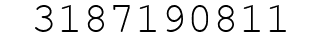 Number 3187190811.