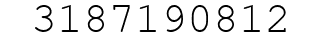 Number 3187190812.