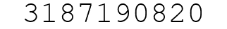 Number 3187190820.