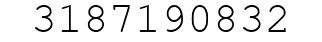 Number 3187190832.