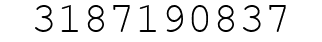 Number 3187190837.