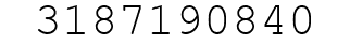 Number 3187190840.