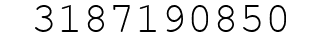Number 3187190850.