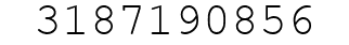 Number 3187190856.