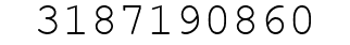 Number 3187190860.