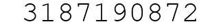 Number 3187190872.