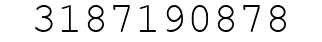 Number 3187190878.