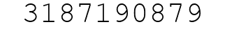 Number 3187190879.